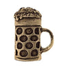 Gaudiknopf Pin Bierkrug altmessing - Gaudiknopf - hutwelt