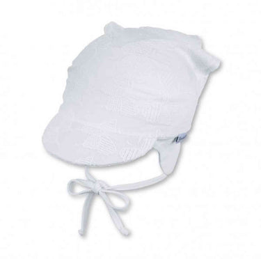 Sterntaler Kopftuch Mädchen Babymütze Taufe weiss - Sterntaler® - hutwelt