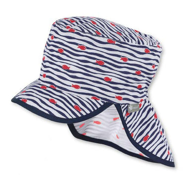 Sterntaler Schirmmütze mit Nackenschutz Fische - Sterntaler® - hutwelt