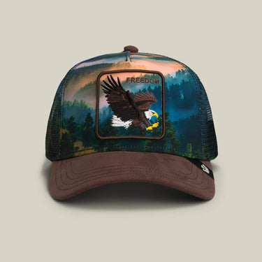 Goorin Bros Trucker Cap Eagle in the Element ground