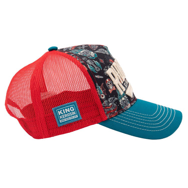 Trucker Cap 'Ride Hard' in Schwarz