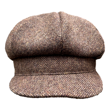 Mayser Coco Tweed Ballonmütze braun