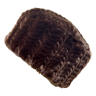Fake Fur Chapka Lara Beanie braun