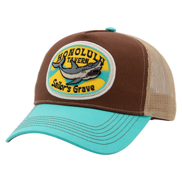 Trucker Cap 'Honolulu Tavern' in Braun