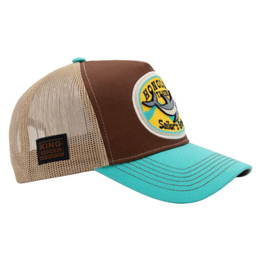 Trucker Cap 'Honolulu Tavern' in Braun