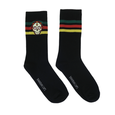Bavarian Caps Sportsocken Dia de muertos