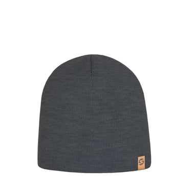 Superyellow TUNTURI Merinowolle Mütze dark grey