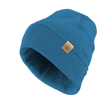 bavarian caps Haum Klassik Beanie azurblau
