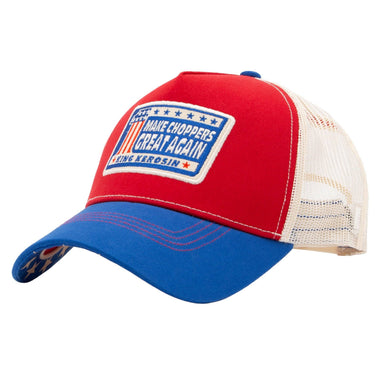 Trucker Cap 'Make Choppers Great Again' in Rot