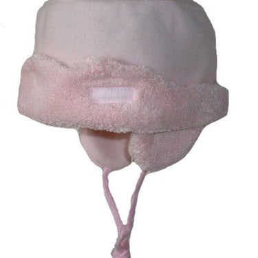 Dolli Fleecehut Bindehut Babyhut rosa - Döll - hutwelt