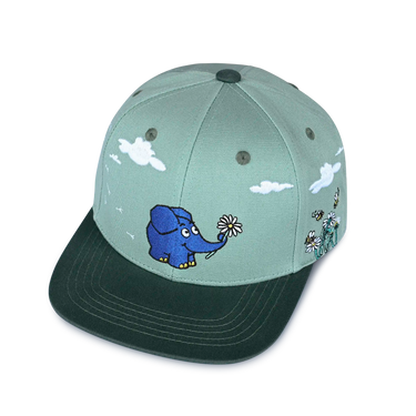 Koaa – Der Elefant "Frühling" – Snapback green
