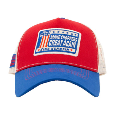 Trucker Cap 'Make Choppers Great Again' in Rot