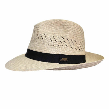 Fedora Panama Bogart Ripsband natur - faustmann GERMANY - hutwelt