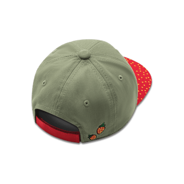Koaa – Der kleine Maulwurf "Erdbeere" – Snapback green/red: 1 - 3 Years - koaa - hutwelt