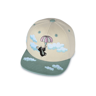 Koaa – Der kleine Maulwurf "Über den Wolken" – Snapback beige/blue - koaa - hutwelt