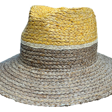 McBurn Raffia Fedora two tone - McBurn - hutwelt