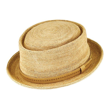 Pork Pie Raffia Crochet - fiebig - hutwelt