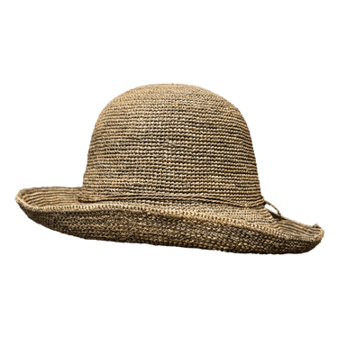 Raffia Glocke Lina khaki - fiebig - hutwelt