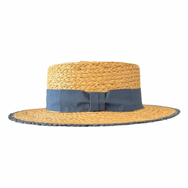 Raffia Gondolo Boater - faustmann GERMANY - hutwelt