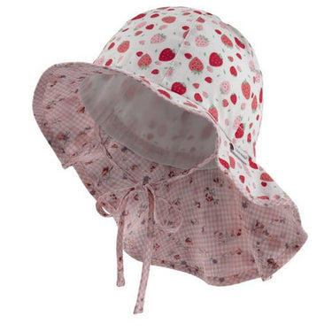 Sterntaler Sonnenhut Nackenschutz Erdbeeren - Sterntaler® - hutwelt