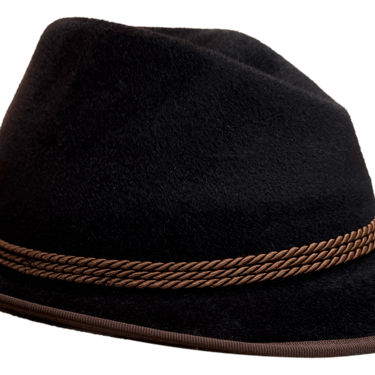 Trachtenhut Aufschneider Velour schwarz - Bayern specials - hutwelt