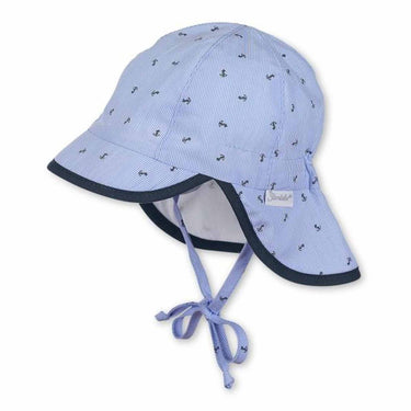 Sterntaler Schirmmütze mit Nackenschutz blau - Sterntaler® - hutwelt