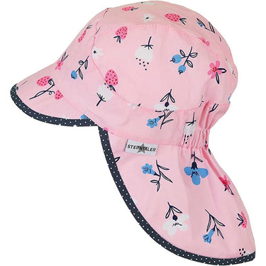 Sterntaler Schirmmütze mit Nackenschutz rosa - Sterntaler® - hutwelt