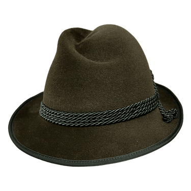 Trachtenhut Unteregger Velour goldoliv - faustmann GERMANY - hutwelt